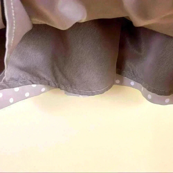 Comma, Tan Polka Dot “50’s” Scoop Neck Belted Sheath Mini Lined Dress (EU38/US8) - Picture 6 of 11